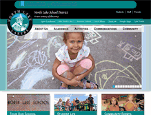 Tablet Screenshot of northlakeschool.org